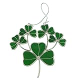 Shamrock Stained Glass Suncatcher