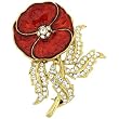 poppy brooches