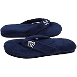 MLB Washington Nationals Ladies Navy Blue Plush Thong Slippers (9/10)