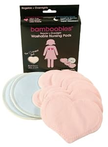 Bamboobies Super-Soft Washable Nursing Pads - All Pale Pink