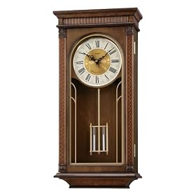 Seiko Wall Pendulum Clock Brown Alder Case #QXH033BLH