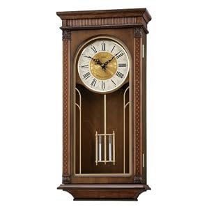 Seiko Wall Pendulum Clock Brown Alder Case by