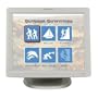 Planar PT1700MX-WH 17-Inch 5-Wire Resistive Touch Screen Analog LCD Monitor with Dual USB/Serial Controller with 5-90 degrees Tilt (White)