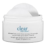 Philosophy Clear Days Ahead Overnight Repair Salicylic Acid Acne Treatment Pads, 60 Count