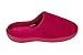 Moxo Women's & Men's Coral Fleece Bedroom Slippers/Footwear Memory Foam Clogs (DarkRed) 38-39 EUR