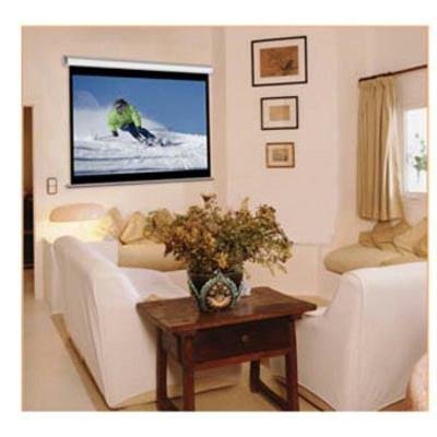 Elitesceens 99-Inch Manual Pull Down Home Theater Screen