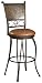 Bronze With Muted Copper Stamped Back Bar Stool Powell-222-847 Image #1