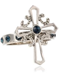 The Vatican Library Collection "Vatican Carded Rosary Rings" Cross Ring