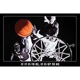 Discover More - Click Here! 41KTlVC InL. SL160 Its Up to Me Basketball Motivational Art Poster Print 24x36