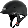 AFX Solid Adult FX-72 Harley Motorcycle Helmet w/ Free B&F Heart Sticker - Black