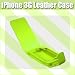 Super Deal Green Flip Leather Case With Clip for Apple IPhone 3G 3GS 8Gb 16GB 32Gb