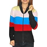 Mexx Womens Warm Knitted Zip Up Sweater / Jumper Jacket