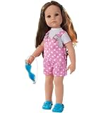 Gotz 1259063 Hannah at the Spa, 50 cm, brown hair, brown eyes, 27-pieces