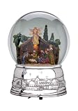 Reed & Barton Nativity Snowglobe, Plays O Little Town of Bethlehem