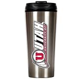 Utah Utes 16 oz. Stainless Steel Travel Tumbler