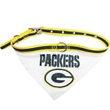 Pets First Green Bay Packers Pet Bandana Collar Large