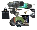 Kawaii Wet Stone/Concrete Polisher Package with Diamond Polishing Pads