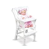 Melissa & Doug Deluxe Wooden Doll High Chair