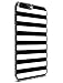 Lakaka Slim Fit TPU Case Compatible with iPhone 8 Plus White and Black Pattern