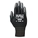 AnsellPro 116008 HyFlex Lite Gloves, Black/Gray, Size 8, Dozen
