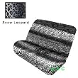 Universal-fit Animal Print Bench Seat Cover - Snow Leopard