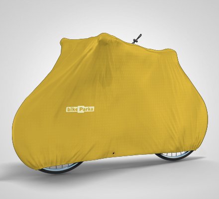 Bicycle Cover - BikeParka (NEW!) - Style STASH - Colour YEW (Yellow)