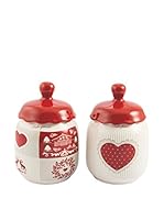 Galileo Set Tarro 2 Uds. Cottage Rojo