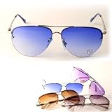 I Heart You Fashion Lens Aviator Sunglass w Microfiber Case - 2092 by