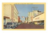 Adams Street, Phoenix, Arizona Places Art Poster Print, 18x13