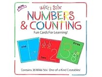 Wikki Stix Numbers and Counting Fun Cards for Learning