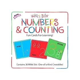 Wikki Stix Numbers and Counting Fun Cards for Learning by Wikki Stix