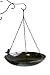 Unique Arts 18-Inch Large Hanging Birdbath, Copper Finish