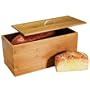 Natural Living Bamboo Bread Box, 16 by 8 by 7-1/2