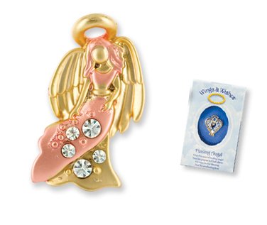 MOTHER Wings & Wishes Angel Pin