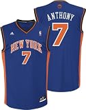 Adidas New York Knicks Carmelo Anthony Revolution 30 Replica Road Jersey