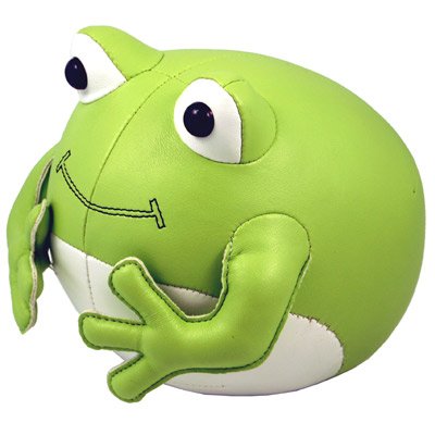 Childrens Toyshop  Toys : Frog Bookend - Green