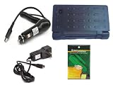 5 in 1 Bundle Accessories Nintendo DSi / NDSi includes: Car Charger + Home/ Wall Charger + Black Silicone Skin Case + Screen Protector + Fishbone Keychain