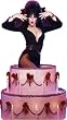 Elvira Cake (Elvira -- Mistress of the Dark) Life-Size Standup Poster