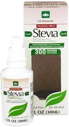 Cid Botanicals Real Paraguayan Stevia Liquid 1 Oz Passion Fruit Single Pack