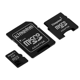 Click here to buy High Speed Kingston Microsd Memory Card with Minisd and Sd Adapter - 1gb (Sdc 1gb-2adp)... by Kingston.