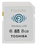 TOSHIBA FlashAir SDカード 8GB SD-WL008G
