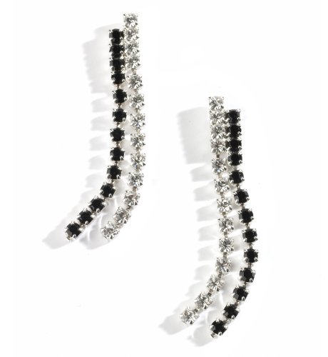 Double Strand Jewel Earrings
