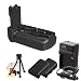 BG-E6 Replacement Battery Grip for Canon EOS 5D Mark II Digital SLR Camera with (2) LP-E6 Batteries + Charger + Cleaning & Accessory Kit