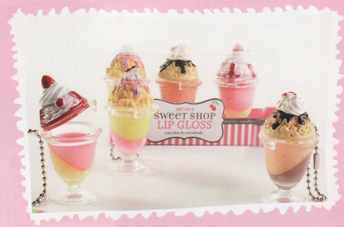 Sweet Shop Ice Cream Sundae Lip Glosses - Set of 3 by Cupcakes & Cartwheels