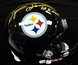 Lynn Swan Autographed/Hand Signed Pittsburgh Steelers Full Size Replica Helmet SB X MVP PSA/DNA