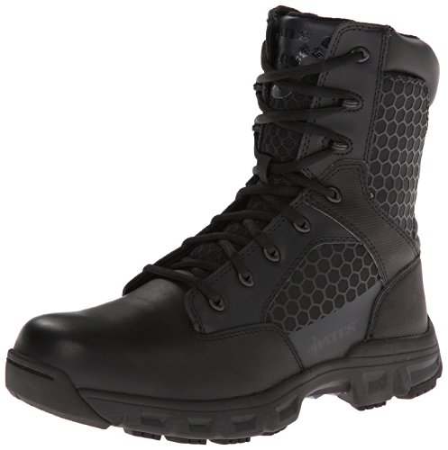 Bates Women's Code 6 Black 8 Inch Boot, Black, 6 M US