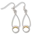 San Diego Chargers French Loop Earrings