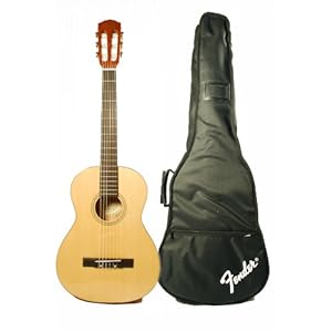 Fender Full Size Acoustic Guitar - Low Prices Of Acoustic Guitars Fender Esc 105 Full Size Classical Guitar With Gigbag Natural
