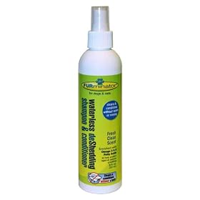 FURminator Waterless deShedding Shampoo and Conditioner for Dogs and Cats, 8 Ounces