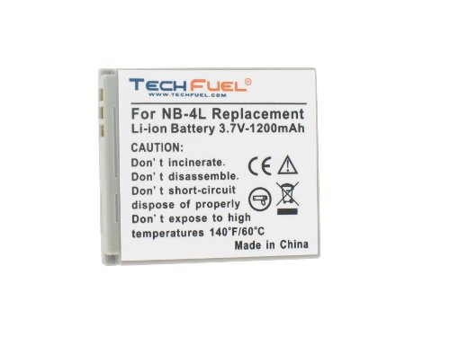 Canon PowerShot ELPH 100 HS Digital Camera Battery – Premium TechFuel® NB-4L Battery